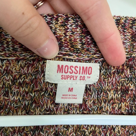 NWOT | Mossimo Supply Co. women’s multicolored knit button up sweater — medium - Picture 5 of 8